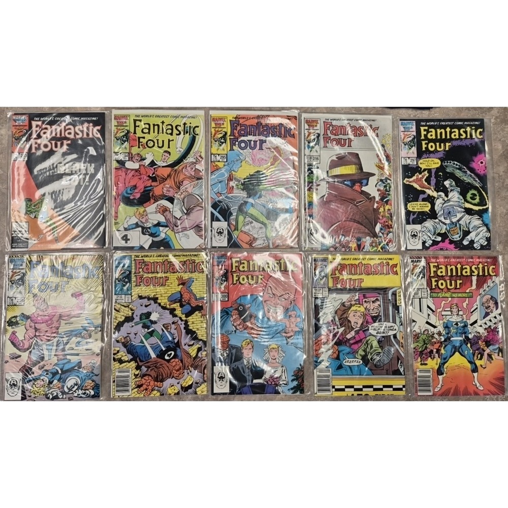 Fantastic Four Comic Books, Lot of 10‎